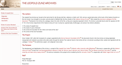 Desktop Screenshot of jewish-archives.org